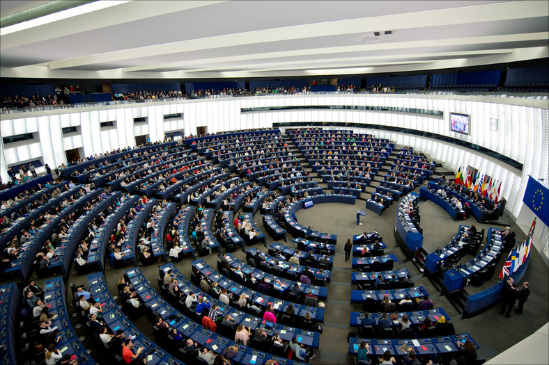 Sala posiedzeń Parlamentu Europejskiego w Strasburgu