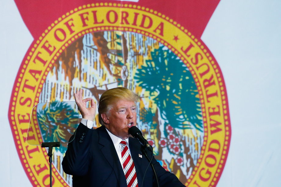 Trump in Florida.