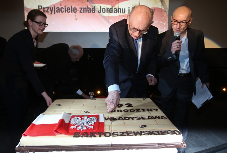 Spotkanie zorganizowane z okazji 92. urodzin prof. Władysława Bartoszewskiego