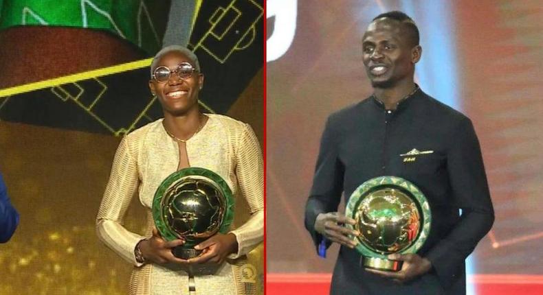 Oshoala and Mane were the biggest winners at CAF Awards