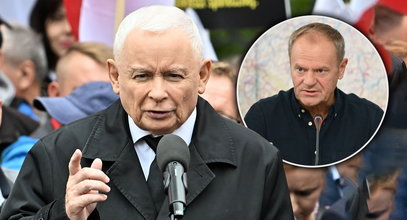 Kaczyński w oświadczeniu zgodził się z premierem. "Tusk wreszcie zauważył"