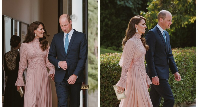 The Prince and Princess of Wales attended a royal wedding in Jordan on June 1, 2023.REUTERS