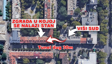 Trasa tunela u Podgorici