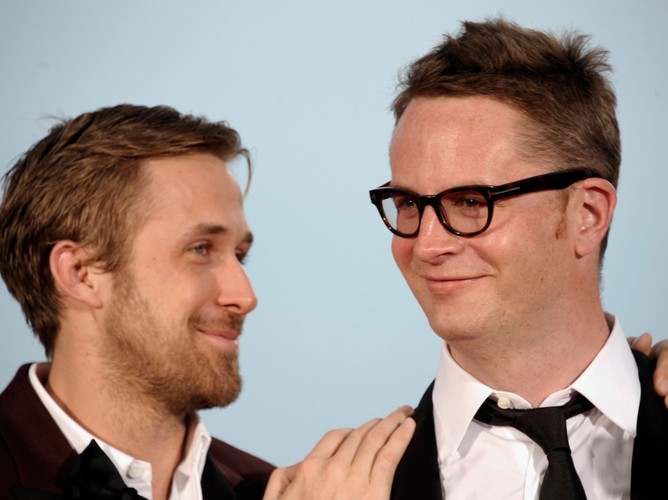 Najlepszy reżyser Nicolas Winding Refn i gwiazda jego filmu 'Drive' Ryan Gosling
