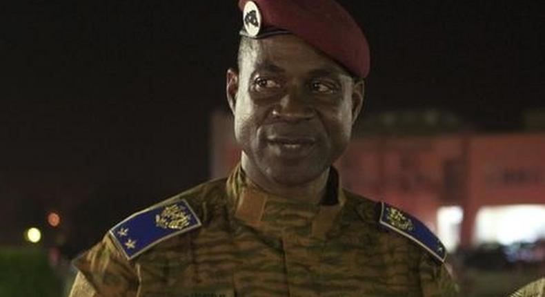 Head of Burkina Faso's presidential guard Gilbert Diendere seen in a file picture. REUTERS/Joe Penney
