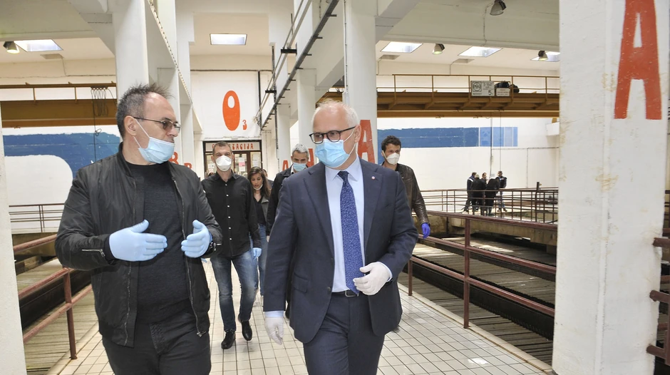 Goran Vesić u proizvodnom pogonu "Makiš"