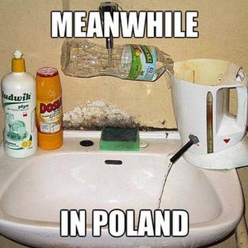 'Meanwhile in Poland'. Internet śmieje się z Polaków