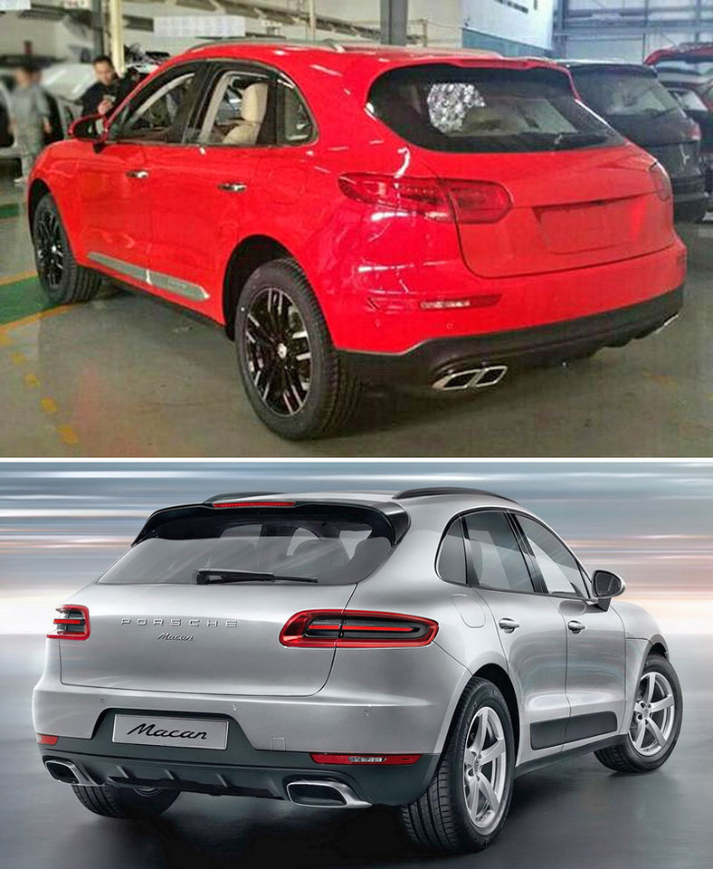 Zotye SR8 i porsche Macan