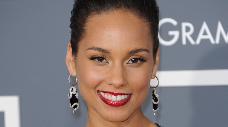 Alicia Keys az 55. Grammy-díjátadón /Fotó:Northfoto