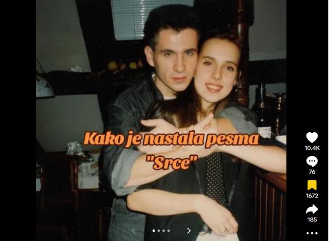Milan Mladenović i Maja Maričić