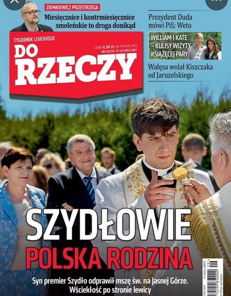 Okładka tygodnika "Do Rzeczy" z lipca 2017 r.