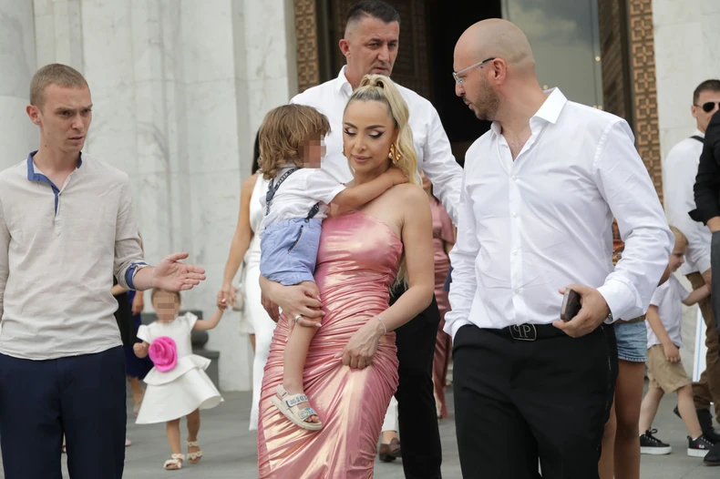 Maja Berović- krštenje sina