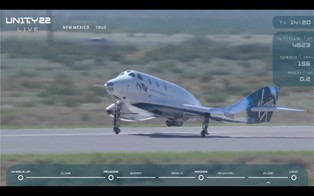 Richard Branson doleciał statkiem VSS Unity do granicy z kosmosem