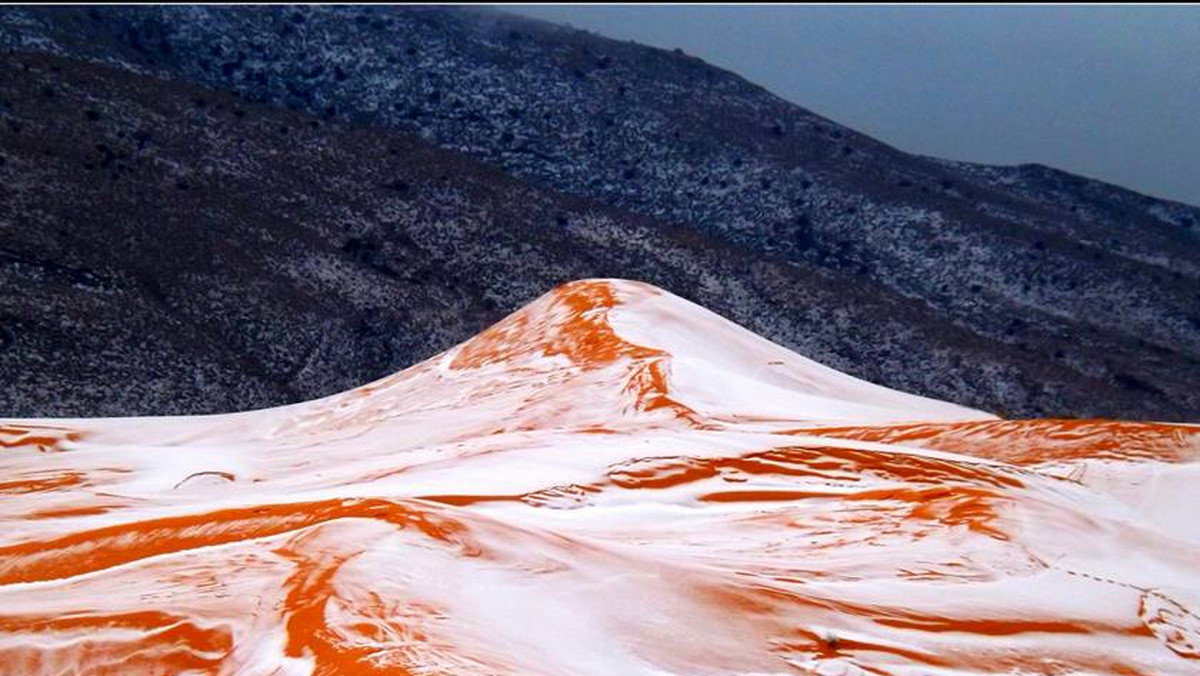 Zdjęcia zostały wykonane w Algierii, przez fotografa amatora Karima Bouchetata. Śnieg spadł tutaj pierwszy raz od ponad 30 lat.