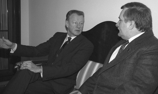 Spotkanie Brzezińskiego z Wałęsą