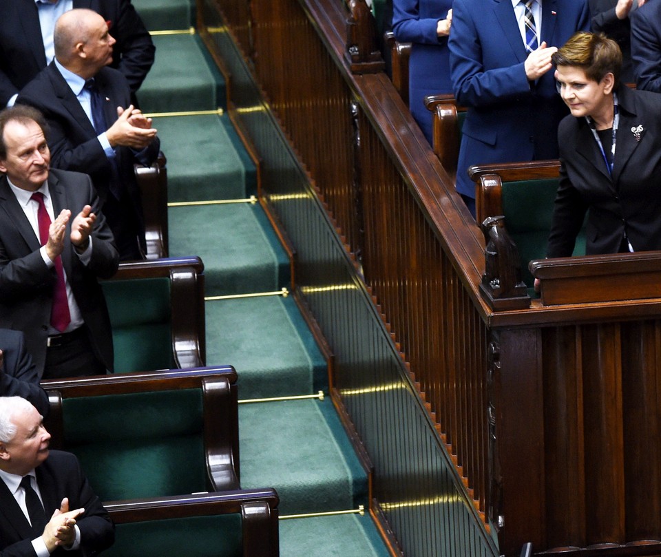 WARSZAWA POSIEDZENIE SEJMU  (Jarosław Kaczyński, Beata Szydło)