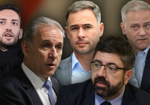 Miroslav Aleksić, Pavle Grbović, Zdravko Ponoš, Borko Stefanović i Radomir Lazović