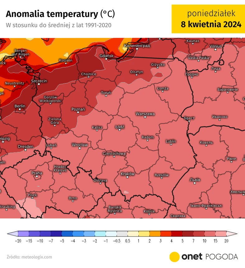 Temperatura będzie przekraczać normę aż o 10-15 st. C