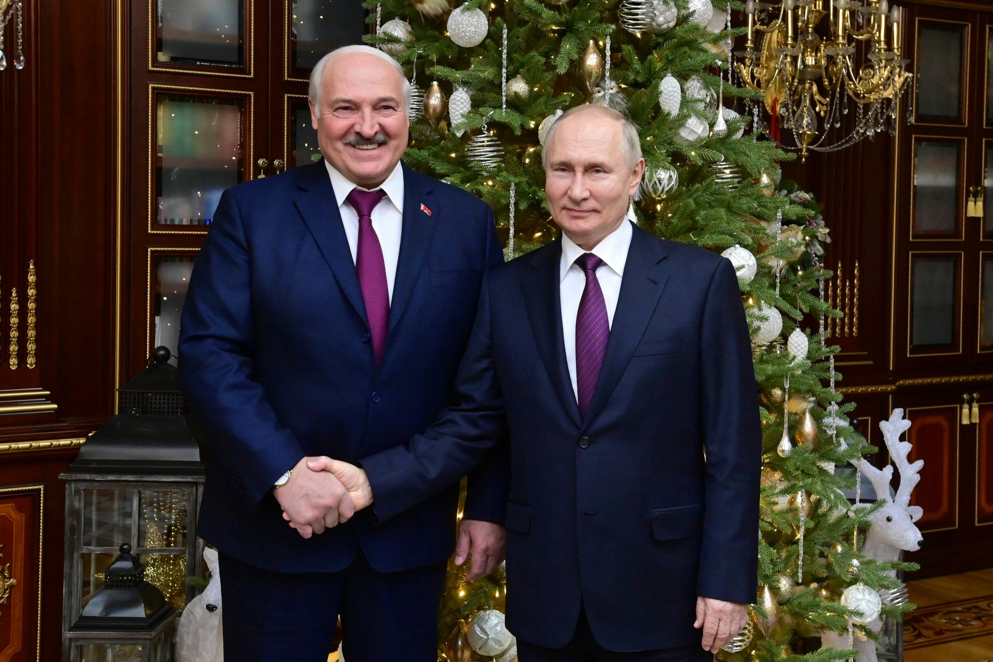 Putin a Lukašenko sa po stretnutí v Minsku vyhli zmienke o Ukrajine.