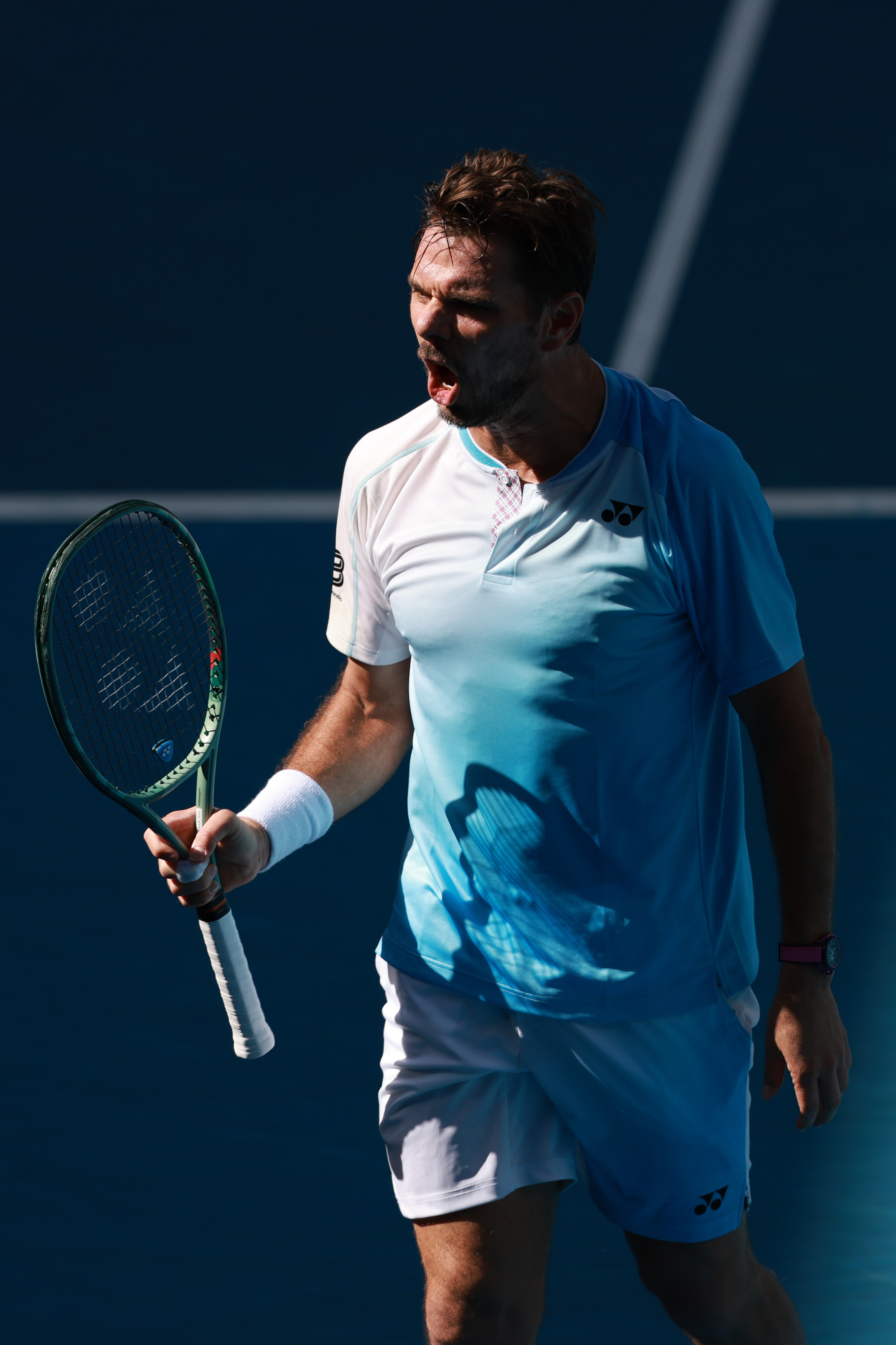 À 40 ans, Wawrinka s'impose après 4h33 de combat face à Gea à l'Open d'Australie