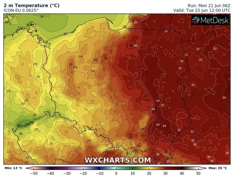 Temperatura będzie zróżnicowana