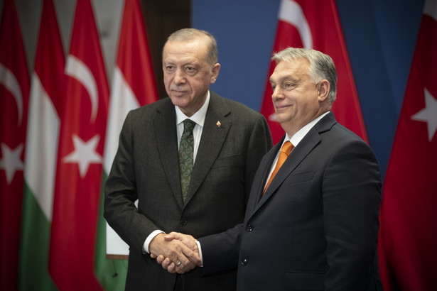 Premier Węgier Viktor Orban i prezydent Turcji Recep Tayyip Erdogan w Budapeszcie