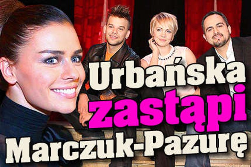 Urbańska zastąpi Marczuk-Pazurę