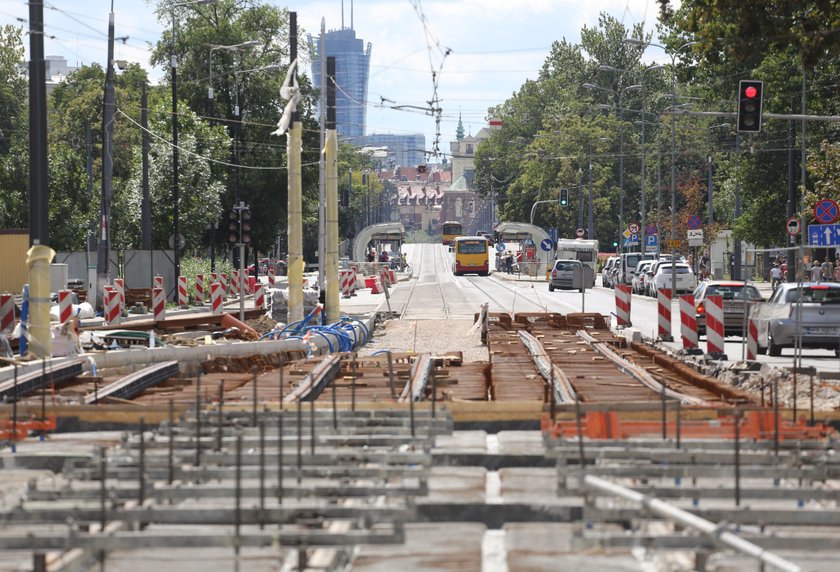 Tramwaje nie jadą na pl. Wileński