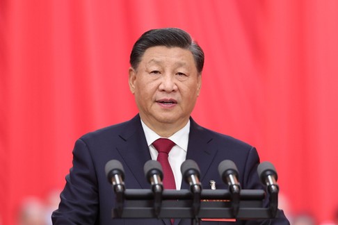 Xi Jinping na XX Zjeździe Komunistycznej Partii Chin 