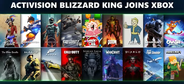Microsoft przejął Activision Blizzard. Studia oficjalnie dołączają do zespołu Xbox