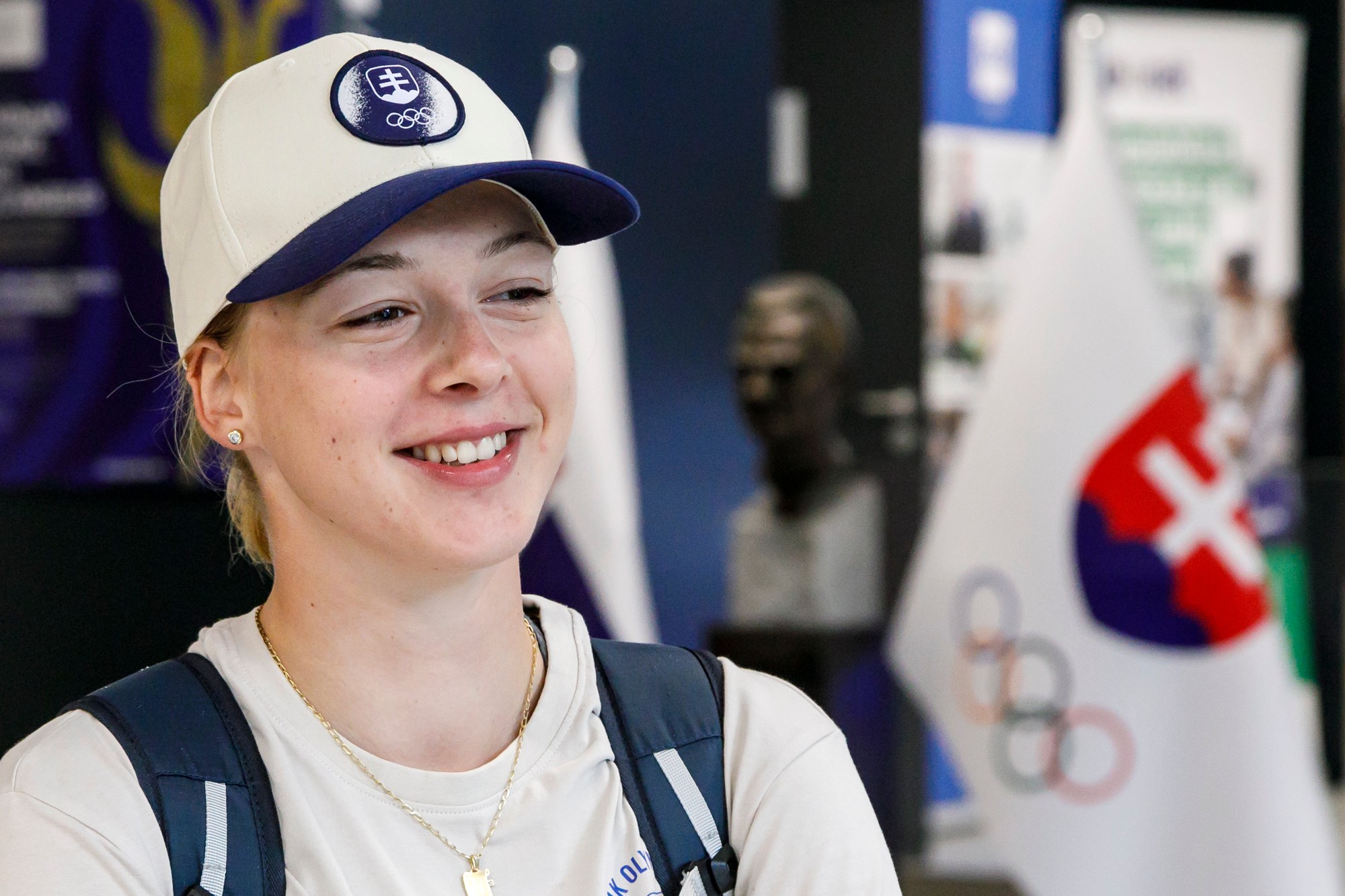 Slovenská reprezentantka v cyklistike Nora Jenčušová.