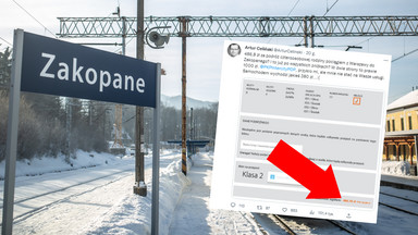 Pokazał, ile kosztuje pociąg z Warszawy do Zakopanego. PKP podało tańsze rozwiązanie