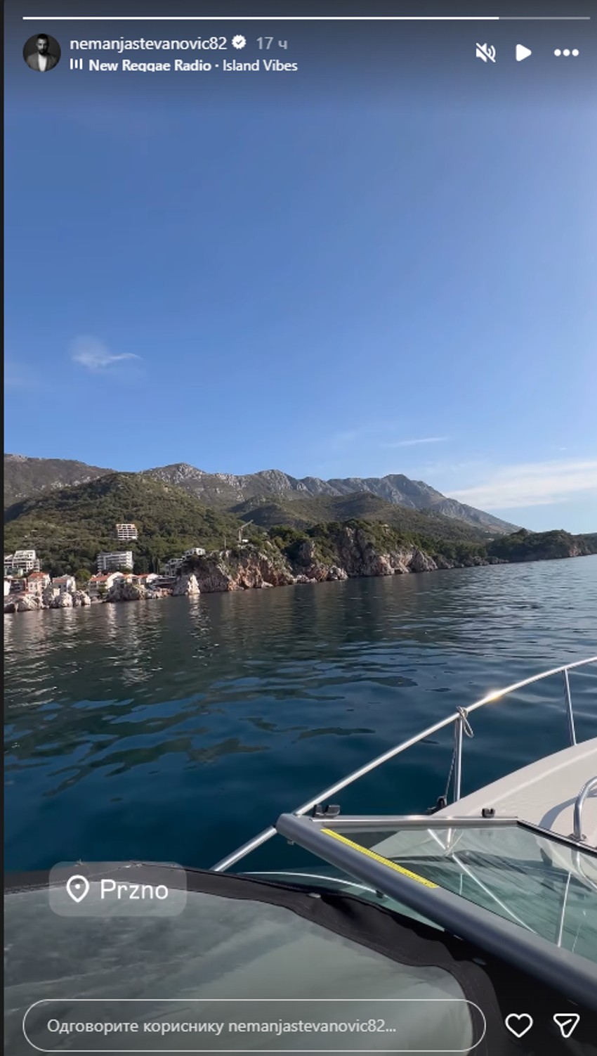 Nemanja Stevanović život na moru