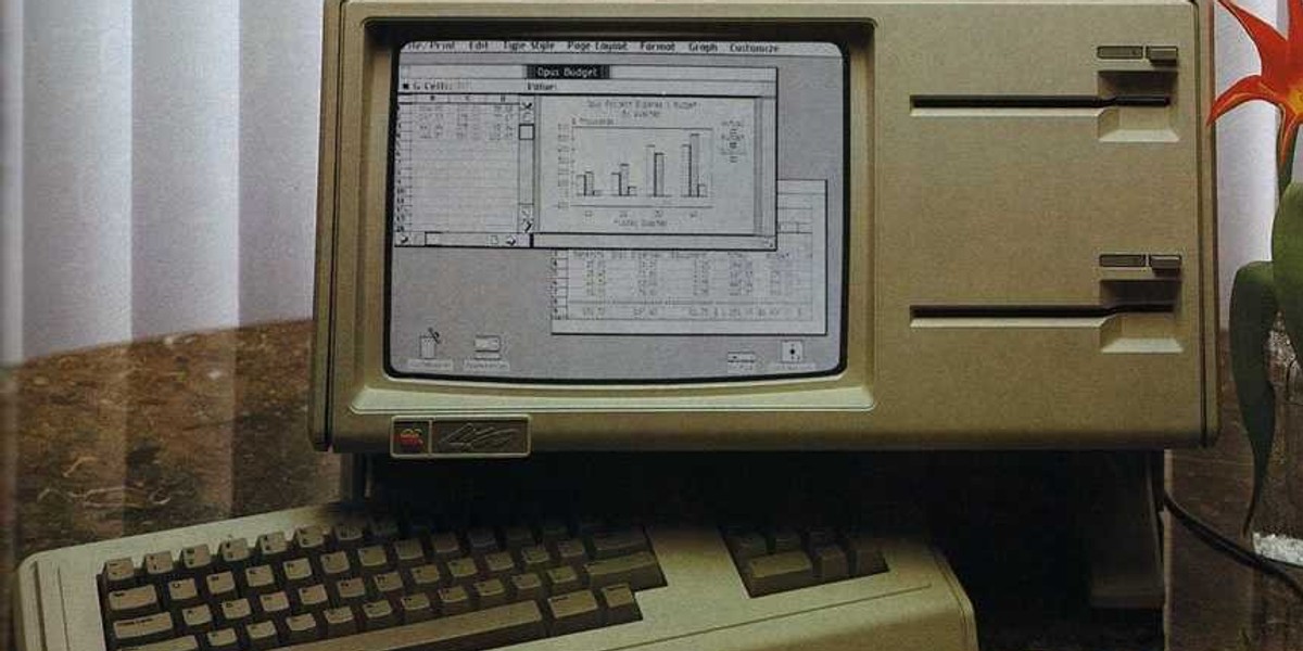 Apple Lisa nie zyskała dużej popularności