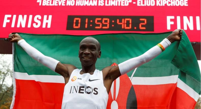 Eliud Kipchoge’s first remarks after winning the INEOS 1:59 challenge in Vienna [Video]