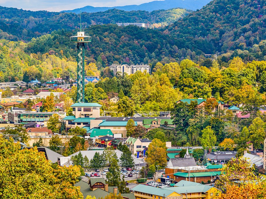 GATLINBURG, TENNESSEE: Set in the entrance to Great Smoky Mountains National Park, Gatlinburg was dubbed TripAdvisor's No. 1 US destination on the rise last year. Explore its many stunning hiking trails or its Great Smoky Arts & Craft Community, where you'll find over 100 shops along an 8-mile loop.