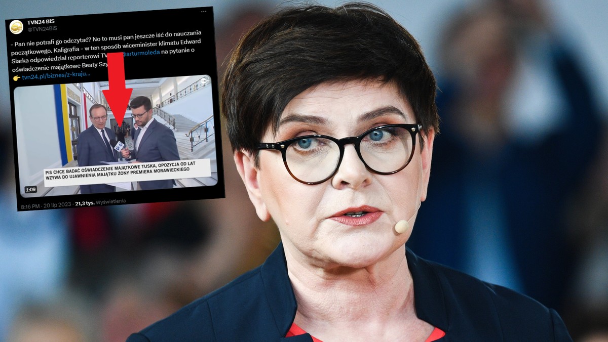 Wpadka posła PiS. Poszło o pismo Beaty Szydło. "Nieładny komentarz" [WIDEO]