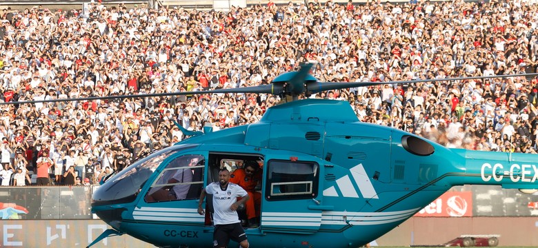 Arturo Vidal w nowym klubie wylądował helikopterem na środku boiska