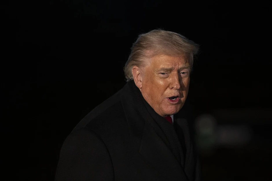 Donald Tramp na putu za Davos