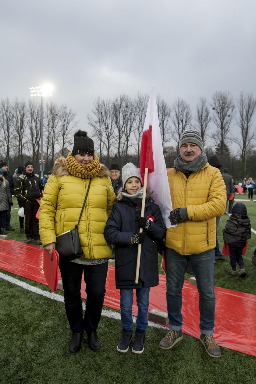 Helena (53 l.) i Werner (57 l.) Wieczorek, z wnukiem Marcelem (9 l.)