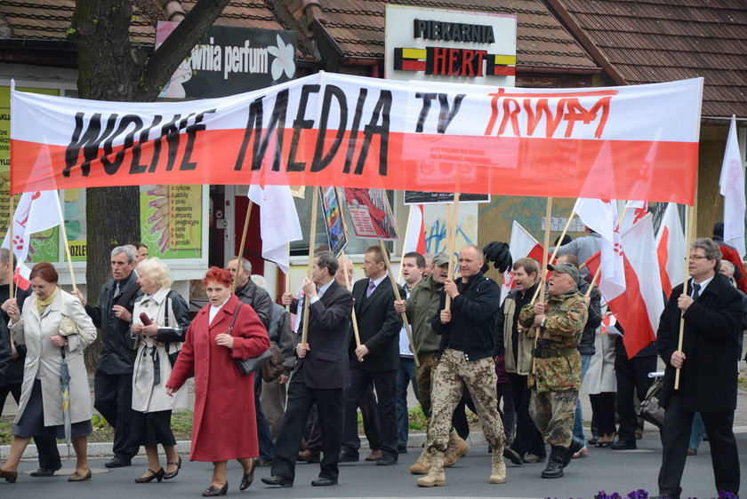 Marsz w intencji wolnych mediów