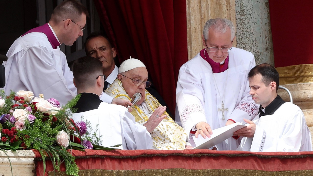Ostatnie nagranie papieża Franciszka. Słabym głosem pobłogosławił wiernych [WIDEO]