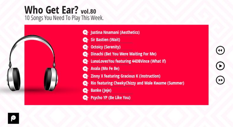 Who Get Ear Vol. 80: Here are the 10 songs you need to play this week. (Pulse Nigeria)