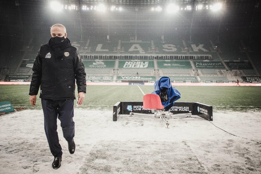 12.02.2021 WKS SLASK WROCLAW - WISLA KRAKOW PKO BANK POLSKI EKSTRAKLASA PILKA NOZNA