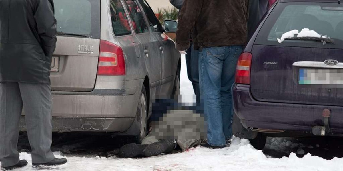 Zabili taksówkarza. Zmarł na śniegu