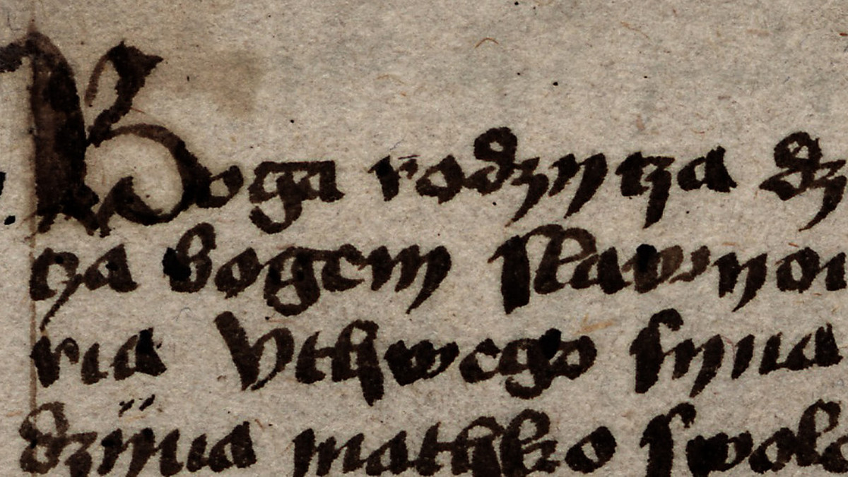 Rękopis "Bogurodzicy" z połowy XV wieku - jeden z trzech najstarszych zapisów tej pieśni - będzie można oglądać w sobotę w warszawskim Pałacu Rzeczpospolitej podczas pokazu z serii "Pierwsze/Najstarsze" organizowanego przez Bibliotekę Narodową.