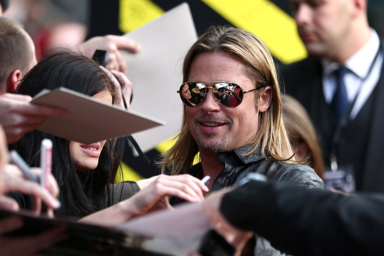 Brad Pitt na premierze w Berlinie