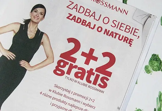 Rusza promocja w Rossmannie. 2+2 Gratis ochroni środowisko i portfele