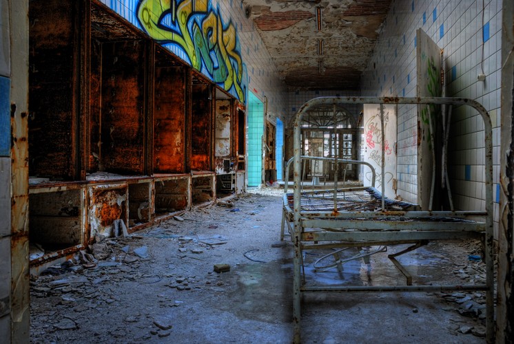 Opuszczony szpital Beelitz-Heilstätten. TUTAJ LECZYŁ SIĘ ADOLF HITLER