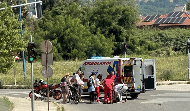 Oboren biciklista u Čačku 